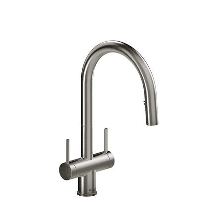 RIOBEL Azure Kitchen Faucet With Spray AZ801SS